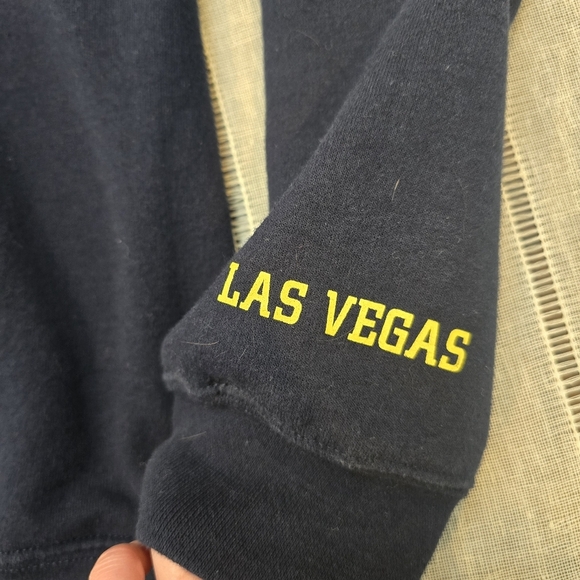 Hard Rock Las Vegas  Hoodie Womens Large Navy Full Zipper  Long Sleeve Hooded - Picture 10 of 12